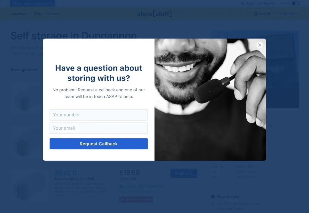 Helping hand pop-up