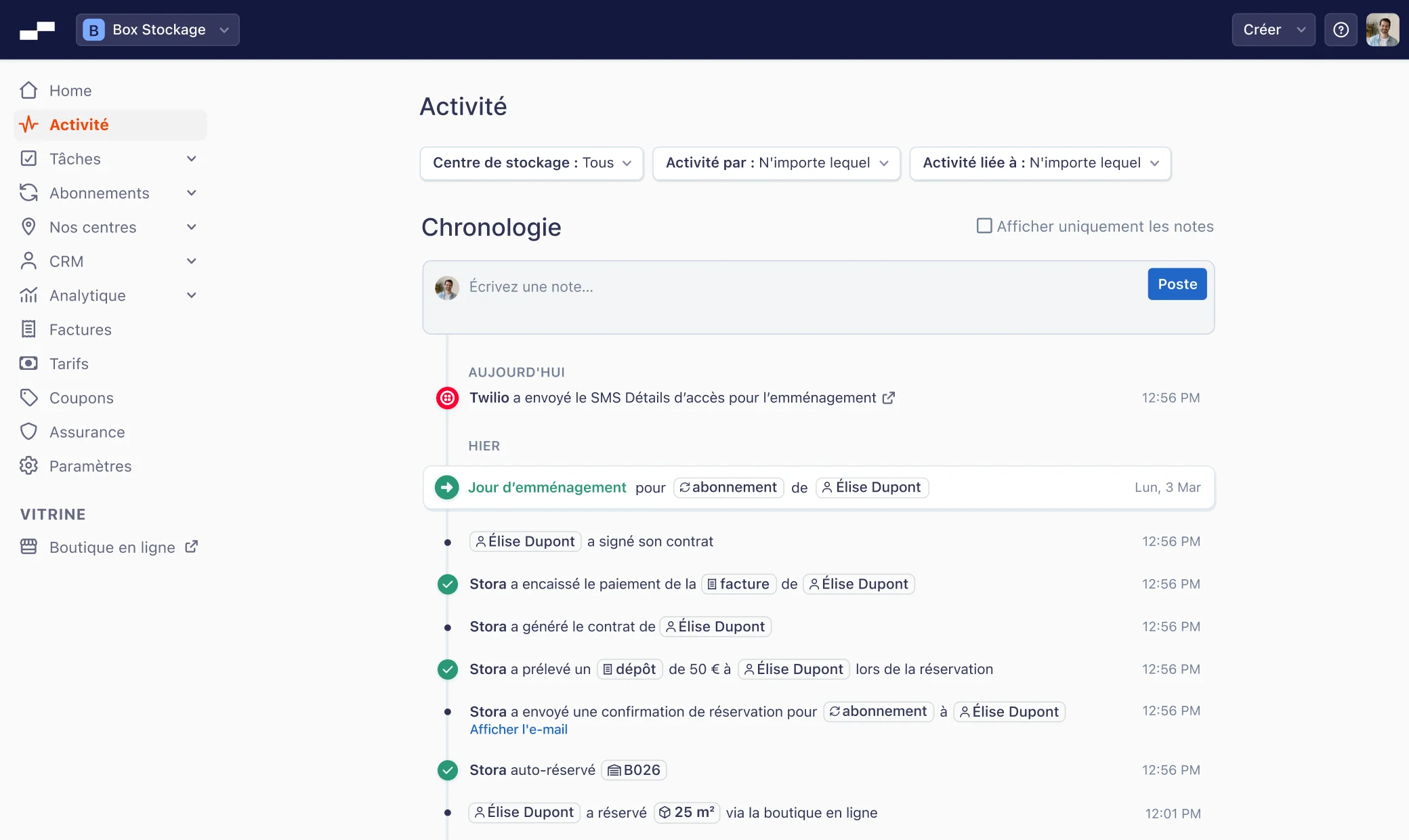 Stora automation