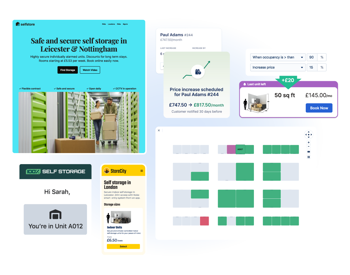 Self storage software