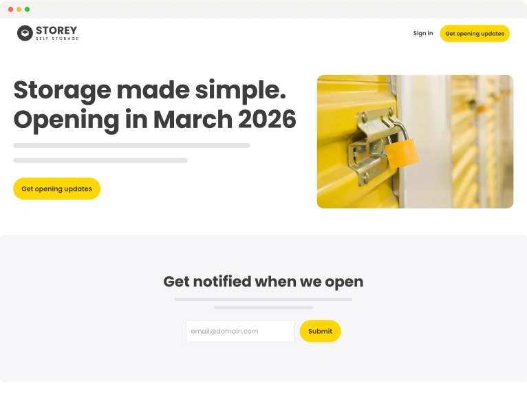 Get leads before you launch